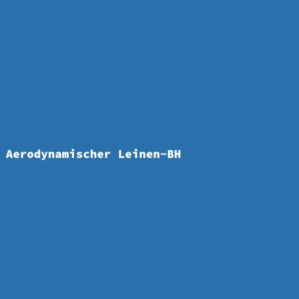 Aerodynamischer Leinen-BH