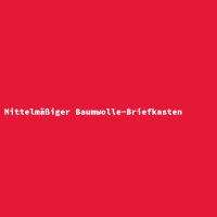 Mittelm&auml;&szlig;iger Baumwolle-Briefkasten