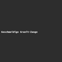 Geschmeidige Granit-Zange
