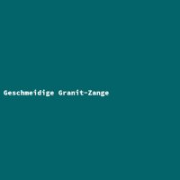 Geschmeidige Granit-Zange