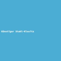 G&uuml;nstiger Stahl-Klositz