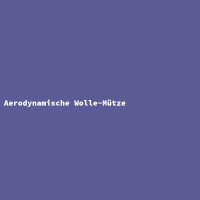 Aerodynamische Wolle-M&uuml;tze