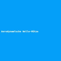 Aerodynamische Wolle-M&uuml;tze
