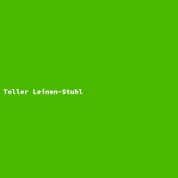 Toller Leinen-Stuhl