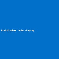 Praktischer Leder-Laptop