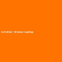 Leichter Bronze-Laptop