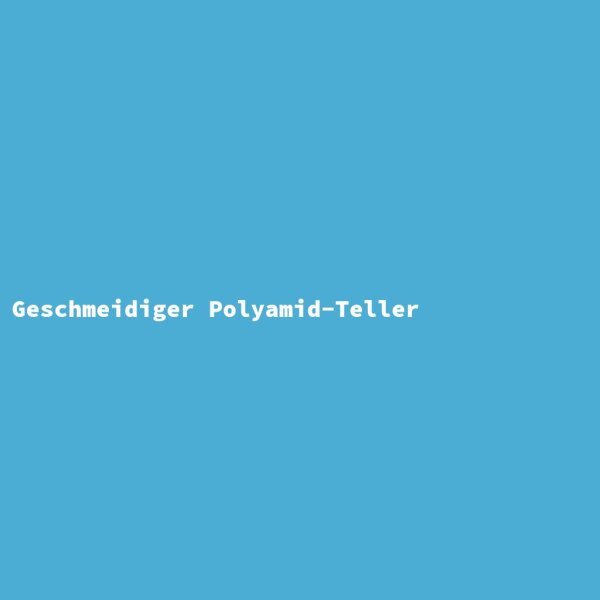 Smooth Polyamide Plate
