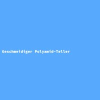 Geschmeidiger Polyamid-Teller