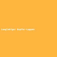 Langlebiger Kupfer-Lappen